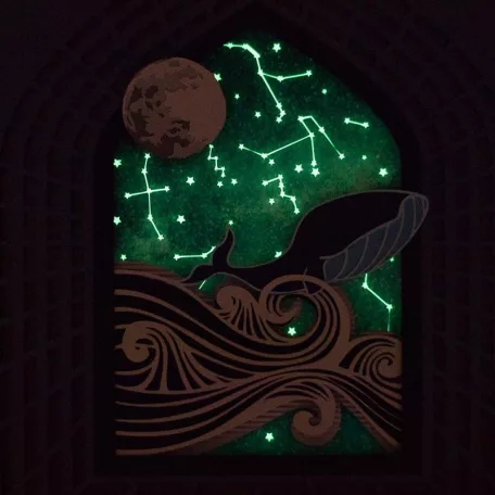 Matrica lapok - Sötétben világító A4, Sticker Sheets - Glow-in-the-Dark / Silhouette materials (2 ív)