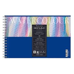   Akvarellpapír tömb 300 g, Fabriano Avquarello / 13x21 cm -  (12 ív)