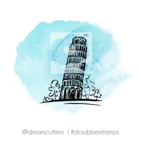 Gumibélyegző , Pisa / DC Rubber stamp City -  (1 db)
