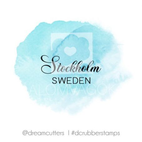 Gumibélyegző , Stockholm / DC Rubber stamp City - Sweden (1 db)