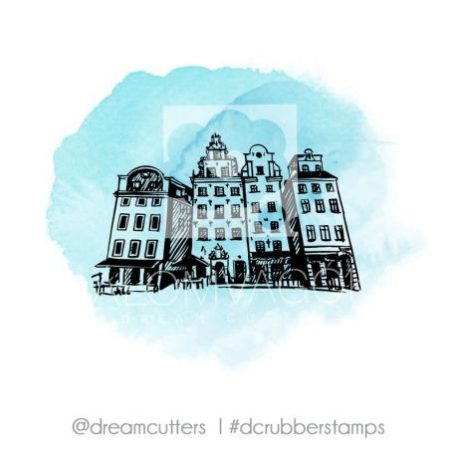Gumibélyegző , Stockholm / DC Rubber stamp City -  (1 db)