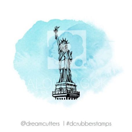 Gumibélyegző , New York / DC Rubber stamp City -  (1 db)