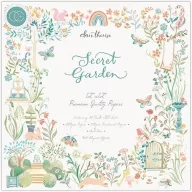   Papírkészlet 12", Craft Consortium Secret Garden / Premium Paper Pad -  (1 csomag)