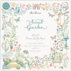   Papírkészlet 12", Craft Consortium Secret Garden / Premium Paper Pad -  (1 csomag)
