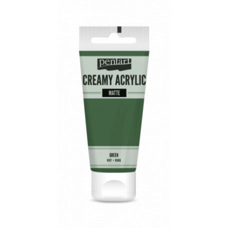 Pentart Krémes akrilfesték matt - zöld - Creamy Acrylic (60 ml)