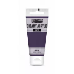   Pentart Krémes akrilfesték matt - padlizsán - Creamy Acrylic (60 ml)