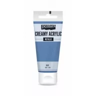   Pentart Krémes akrilfesték metál - kék - Creamy Acrylic (60 ml)