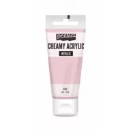   Pentart Krémes akrilfesték metál - rózsaszín - Creamy Acrylic (60 ml)