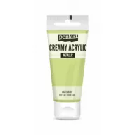   Pentart Krémes akrilfesték metál - világoszöld - Creamy Acrylic (60 ml)