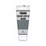   Pentart Krémes akrilfesték metál - ólom - Creamy Acrylic (60 ml)