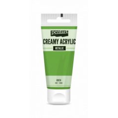   Pentart Krémes akrilfesték metál - zöld - Creamy Acrylic (60 ml)