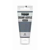   Pentart Krémes akrilfesték selyemfényű - szürke - Creamy Acrylic (60 ml)