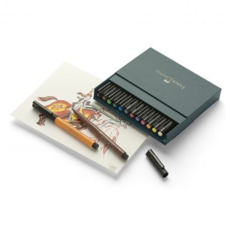 Faber-Castell Pitt művész filc , PITT artist pen Brush Studiobox /  - 12 db (1 csomag)