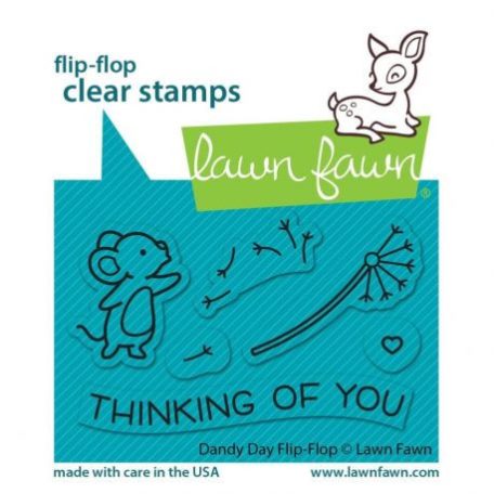 Szilikonbélyegző LF2562, Lawn Fawn Clear Stamps / Dandy Day Flip-Flop -  (1 csomag)