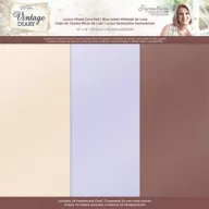   Papírkészlet 12", CC Paper Pad / Vintage Diary - Luxury Pearl (24 lap)