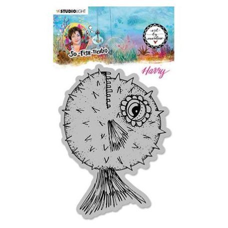 Gumibélyegző, Studio Light Cling Stamp / Harry (Blowfish) So-Fish-Ticated nr.15 - Art by Marlene (1 csomag)