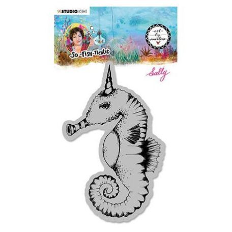 Gumibélyegző, Studio Light Cling Stamp / Sally (Sea horse) So-Fish-Ticated nr.16 - Art by Marlene (1 csomag)