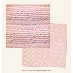   Scrapbook papír 12x12, MME Papers / Paper - Wild & Free Spirited (1 lap)