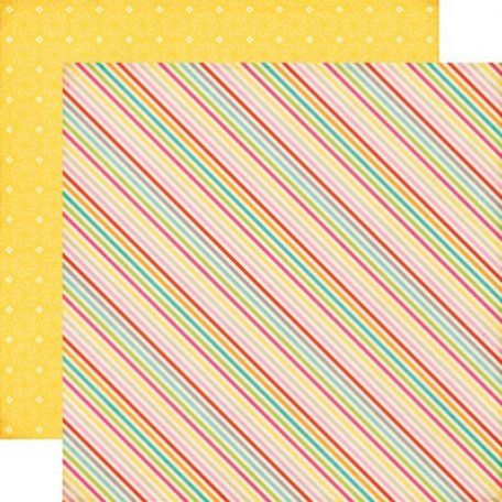 Scrapbook papír 12x12, Echo Park Papers / Paper - Summer Stripes (1 lap)