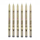 Sakura Pigma Micron Tűfilc készlet,  Fekete (6 db)