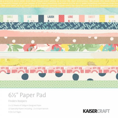 Papírkészlet 6.5", Finders Keepers / Paper Pad -  (40 lap)