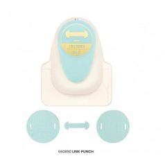   Lyukasztó ABC formalyukasztó eszközhöz, Link Punch / WRMK DIY Party Punch (1 db)