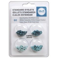 We R Makers Szegecs Aqua Eyelets (40 db)