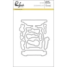 PinkFresh Studio Szilikonbélyegző + Vágósablon készlet - Love scale (1 csomag)