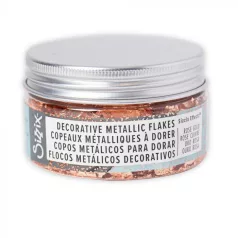   Metál pehely,  Rose Gold / Sizzix Effectz - Decorative Metallic Flakes (1 db)