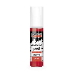 Pentart Matt akrilfesték 20 ml piros (1 db)