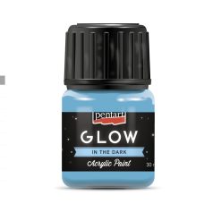 GLOW sötétben világító akrilfesték 30 ml kék (1 db)