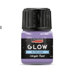 GLOW sötétben világító akrilfesték 30 ml lila (1 db)