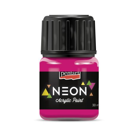 Neon akrilfesték 30 ml pink (1 db)