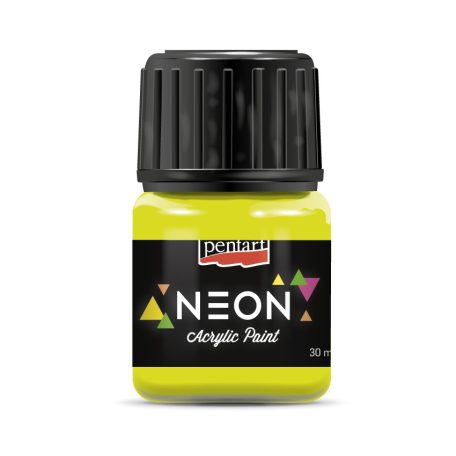 Neon akrilfesték 30 ml sárga (1 db)