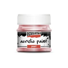 Gyöngyház akrilfesték 50 ml rózsaszín (1 db)