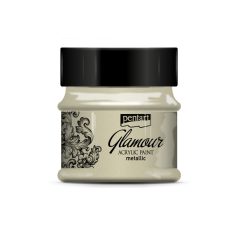 Glamour metál akrilfesték 50 ml antikezüst (1 db)