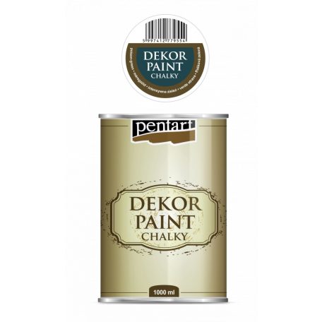 Dekor krétafesték 1000 ml méregzöld (1 db)