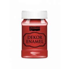Dekor Zománcfesték 100 ml piros (1 db)