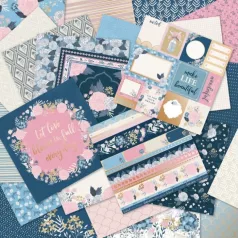   Papírkészlet 12" (30 cm), Bloomsbury / Craft Smith Paper Pad  (48 lap)