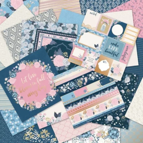 Papírkészlet 12" (30 cm), Bloomsbury / Craft Smith Paper Pad  (48 lap)