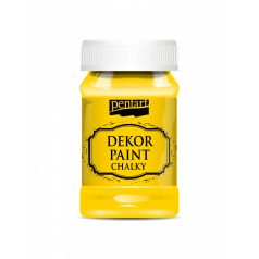 Dekor krétafesték 100 ml citromsárga (1 db)