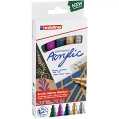   Akril marker , Ünnepi készlet / Acrylic Marker Medium (5 db)