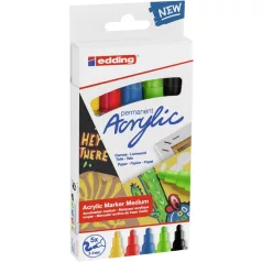 Akril marker , Basic / Acrylic Marker Medium (5 db)