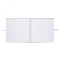   Scrapbook Album 12" (30 cm) - Fehér / Fehér lapokkal - White (1 db)