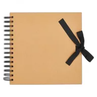   Scrapbook Album 8" (20 cm) - Kraft / Kraft lapokkal - Kraft (1 db)