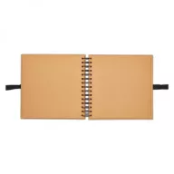   Scrapbook Album 8" (20 cm) - Kraft / Kraft lapokkal - Kraft (1 db)