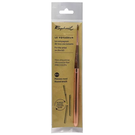Raphaël Összecsukható utazó ecset Precision, Round Le Voyageur Travel Brush (1 db)