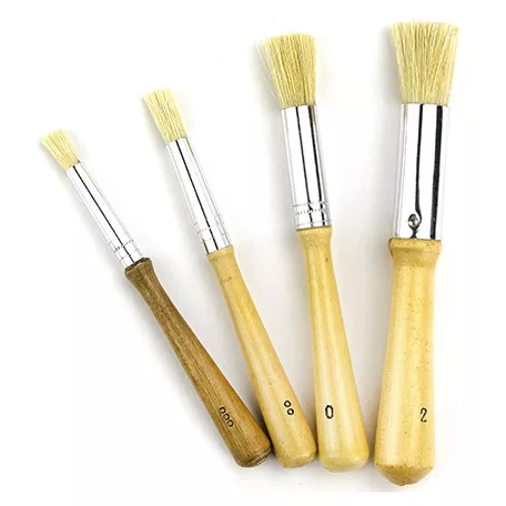 Stencilező ecset készlet - Stencilling brush (4 db)