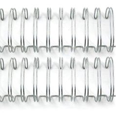 Fém albumspirál 2,5 cm, Silver / WRMK Cinch (2 db)