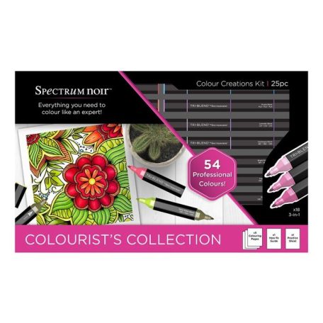 Alkoholos marker készlet , Colourist Collection / Spectrum Noir TriBlend Marker (1 csomag)
